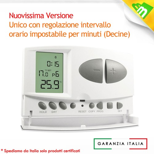 Crono termostato digitale - digitale, per