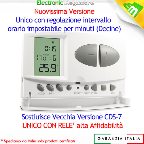 Crono termostato digitale - crono,